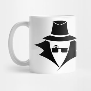 Mr. Eye: A Cybersecurity/Anonymity Icon (black) Mug